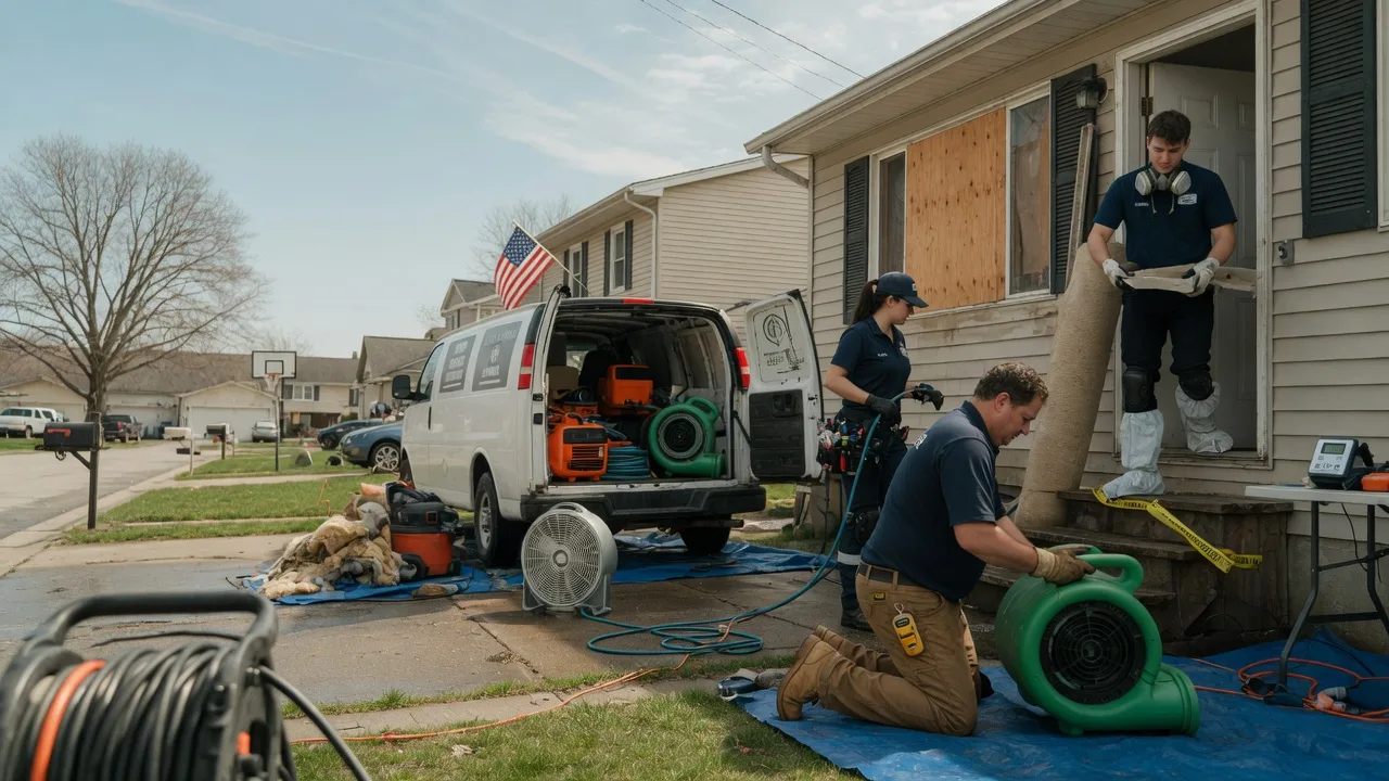 Water Damage Restoration in Trinway, OH near me